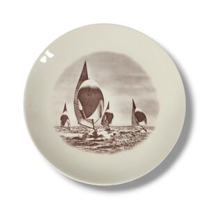 DELANO STUDIOS 1969 10 1/2" Plate International One Designs by M Rosenfeld & Son